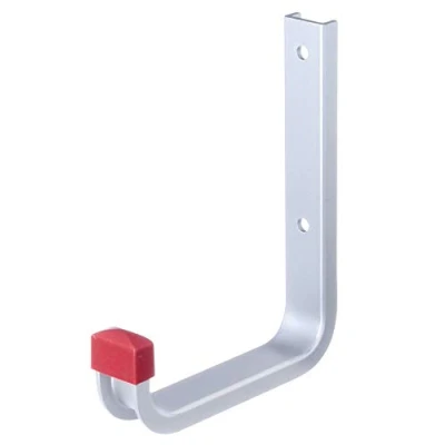 Afbeelding van Alberts 856809 Wandhaak naar keuze in verschillende uitvoeringen gehoekt aluminium diepte 115 mm hoogte 140 set van 10