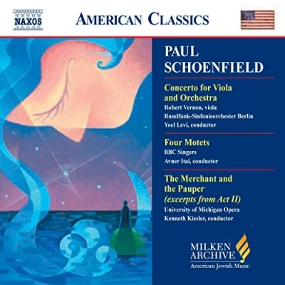 Afbeelding van Robert Vernon, Rundfunk Sinfonieorchester Berlin Schoenfield: Viola Concerto/4 Motets/The Merchant And The Pauper (CD)
