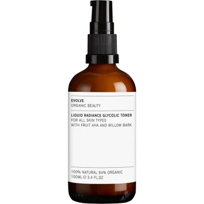 Afbeelding van Evolve Organic Beauty Liquid Radiance Glycolic Toner Gezichtsreiniger, Maat: 100 ml,
