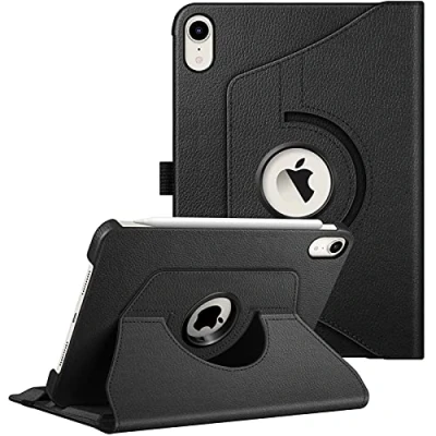 Afbeelding van Fintie Hoes compatibel met iPad Mini 6e Generatie 8.3 inch 2021, 360 Graden Draaibare Standaard Beschermhoes Auto Sleep/Wake Functie 6, Zwart