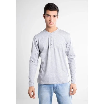 Afbeelding van Urban Classics Longsleeve, Heren, Maat: Large, Grey