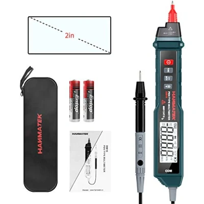 Afbeelding van HANMATEK DM10 Digitale Multimeter Spanningstester Auto Range True RMS AC/DC Volt Geavanceerde Stroomdetector Met Achtergrondverlichting