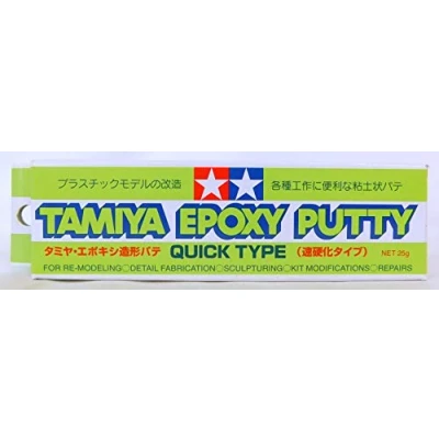 Afbeelding van Tamiya 87051 Epoxy Putty Quick Type 25g 2Comp. Filler