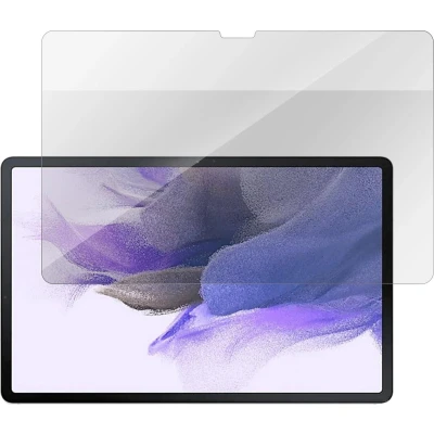 Afbeelding van eSTUFF Samsung Galaxy Tab S7 FE Clear Titan Shield. Getemperd (1 Stuk, S8+, S9+, S7+), Tablet beschermfolie