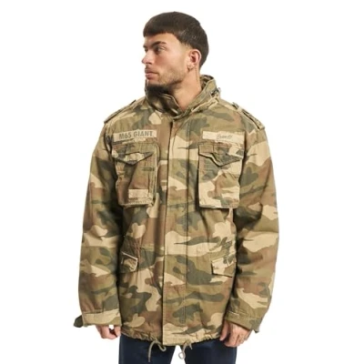 Afbeelding van Brandit Giant Lichte jas, Heren, Maat: 5XL, Wood camo