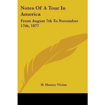 Afbeelding van Notes of a Tour in America