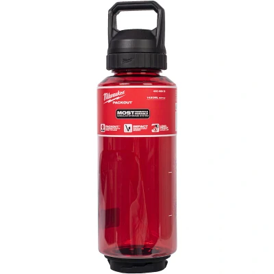 Afbeelding van Milwaukee PACKOUT™ Plastic Fles met Drinkdop 1420 ml Rood 4932498638