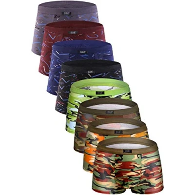 Afbeelding van YOULEHE Boxershorts voor heren, zacht bamboe ondergoed, ademende multipack, XXL