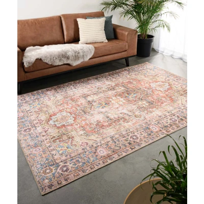 Afbeelding van Vintage Tapijt/Vloerkleed Fade Essence Beige 76x150 Cm