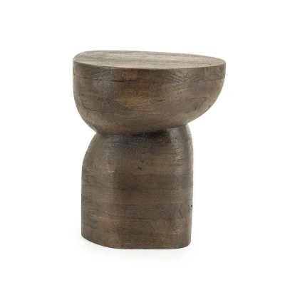 Afbeelding van By Boo Bijzettafel Cobble Bruin
