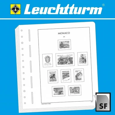 Afbeelding van Leuchtturm, Supplement Monaco postzegel boekjes jaar 2022