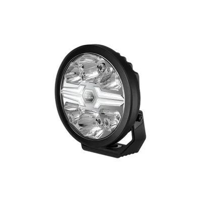 Afbeelding van Hella ValueFIT 1FJ 357 198 041 Led grootstraler, Blade Black 7&quot;, 12/24V, rond, referentienummer: 25, opbouw, ECE 148/ECE 149, lichtschijfkleur: glashelder, kabel: 500 mm