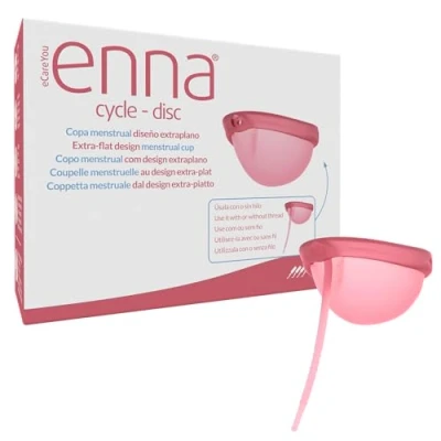 Afbeelding van ENNA Cycle Disc Menstruatiebeker, extra plat, herbruikbaar