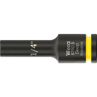 Afbeelding van Wera 05005564001 8790 B Impaktor Deep Lange Krachtdop 1/4&quot; Zeskant 63 Mm