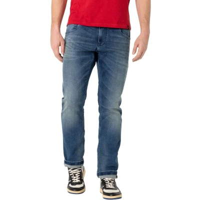 Afbeelding van TIMEZONE Heren Jeans Broeken slim SCOTTTZ Fit Blauw 30W / 32L Volwassenen