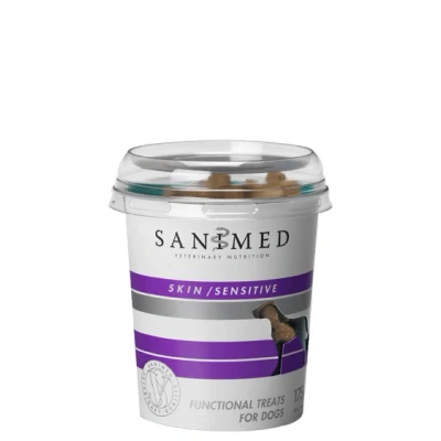 Afbeelding van Sanimed Skin / Sensitive Treats (hond) 6 x 175 gram