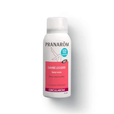 Afbeelding van Pranarôm Circularom Spray Corporal Bio, Aceites esenciales de Menta campo, Enebro, Palmarosa, Siempreviva amarilla, piernas Ligeras, Ligereza y frescor, Sensación pesadas, 100 ml