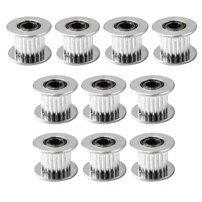 Afbeelding van GT2 idler pulley 16 tanden tandriemschijf 3 mm boring katrollen voor touwen 6 3D printer tandriem rol verpakking van 10