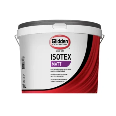 Afbeelding van glidden isotex matt lichte kleur 10 ltr