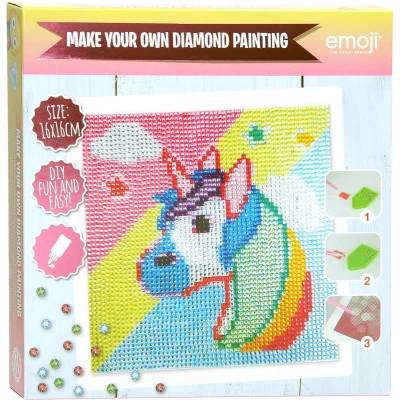 Afbeelding van Sambro Emoji Diamond Painting Unicorn
