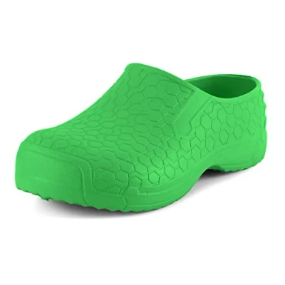 Afbeelding van Ladeheid Dames en Heren EVA Klompen Tuin Schoenen LADW009 (Zwart, 37 EU)