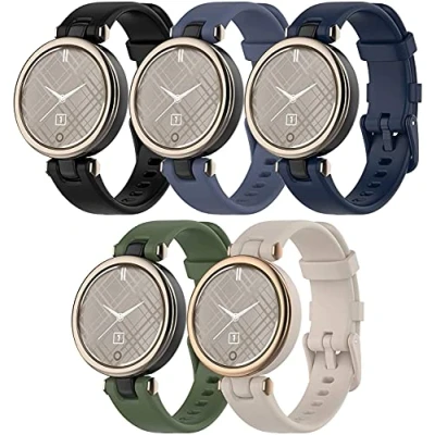 Afbeelding van Tyogeephy Band for Garmin Lily, Soft Silicone Replacement Watch Strap Lily GPS Smartwatch (No Tracker)