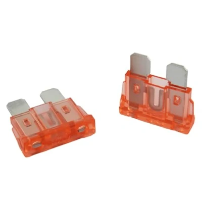 Afbeelding van 5 stuks. SeKi standaard ATO platte steekzekering 40A oranje; autozekering 19 mm zekering 32 V/DC boot caravan