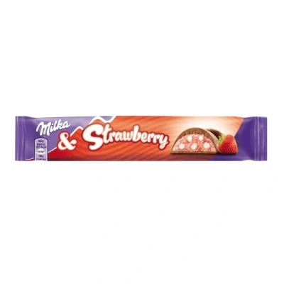 Afbeelding van Milka Reep aardbeien, 36 stuks, x 36,5 g repen