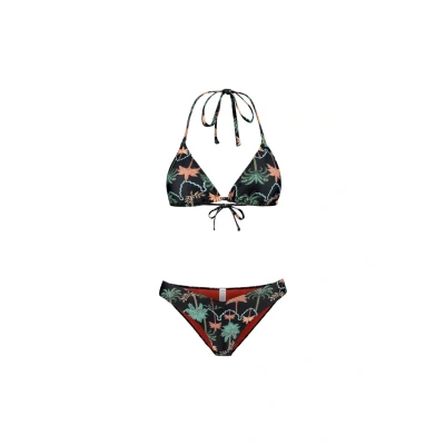Afbeelding van Shiwi Dames Bikini Set Liz Jaipur Palm Zwart