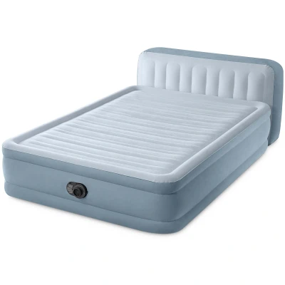 Afbeelding van Intex Queen Ultra Plush Headboard Luchtbed met ingebouwde pomp 152 x 236 86 cm