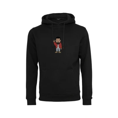 Afbeelding van Mister Tee Kanada Sketch Hoodie, Heren, Maat: Large, Black