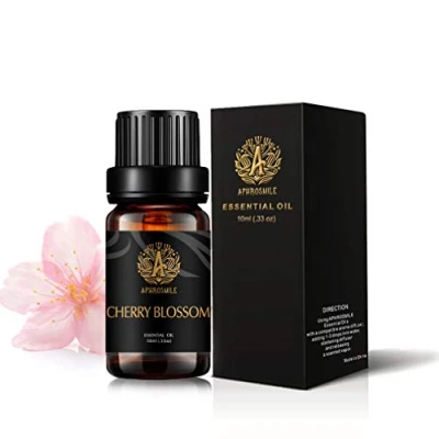 Afbeelding van Aromatherapie Kersenbloesem etherische olie voor diffuser, 100% pure geurende olie, thuis, 10ml kersenbloesemolie zeep maken