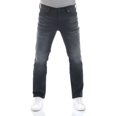 Afbeelding van Mustang Heren Jeans Broeken Tramper regular/straight Fit Zwart Volwassenen Denim Jeansbroek