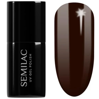 Afbeelding van Semilac UV nagellak Hybrid 419 Wooden Brown 7 ml