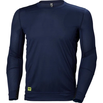 Afbeelding van Helly Hansen T shirt lange mouw Lifa Crewneck Marineblauw mt XXL