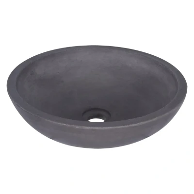 Afbeelding van Differnz Ravano opbouw waskom beton 40x12cm