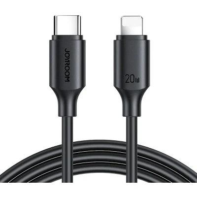 Afbeelding van JOYROOM USB C naar Lightning kabel 2 Meter 20W Zwart