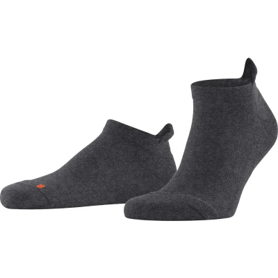Afbeelding van Falke COOL KICK Unisex Anatomical Plush SOLE Enkelsokken Dark grey, Maat: 44/45, grey
