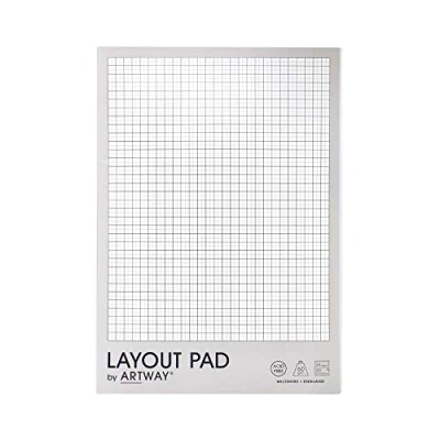 Afbeelding van Artway A3 Layout Pad 60gsm Zuurvrij, Bloedbestendig Papier Met Grid 35 Vellen