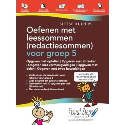 Afbeelding van Oefenen met leessommen (redactiesommen) voor groep 5 (Paperback)