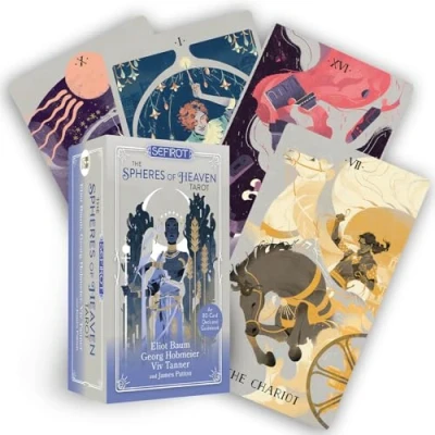 Afbeelding van Sefirot The Spheres of Heaven Tarot: An 80 Card Deck &amp; Guidebook Inspired by Marseille Tarot, Kabbalistic Teachings, and Esoteric Wisdom