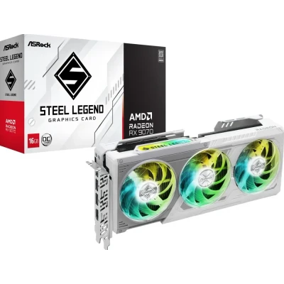 Afbeelding van Asrock Radeon RX 9070 Steel Legend 16GB