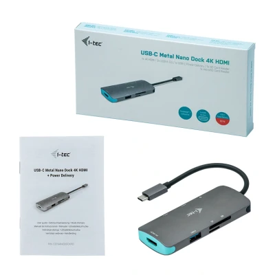 Afbeelding van i Tec Thunderbolt 3 / USB C 4K HDMI Nano Hub C31NANODOCKPD