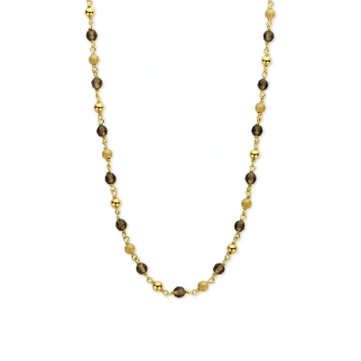 Afbeelding van Casa TC.9020.00 Riva Rookkwarts Goud Ketting