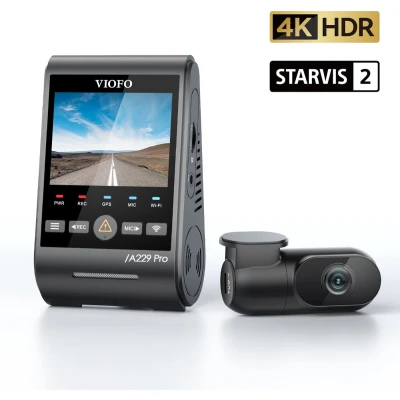 Afbeelding van VIOFO A229 Pro 2CH 4K dual dashcam Inclusief gratis cpl Filter 2023 model
