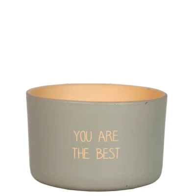 Afbeelding van My Flame Buitenkaars You are the best Geur Bella Citronella