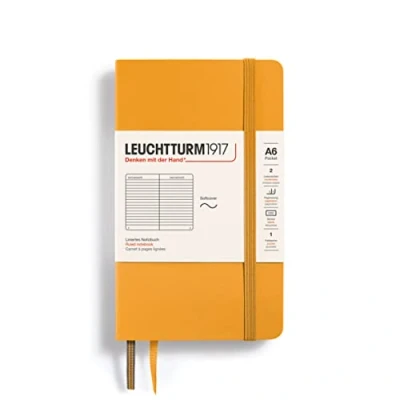 Afbeelding van Leuchtturm1917 A6 Pocket Notitieboek ruled Softcover Rising Sun