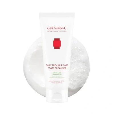 Afbeelding van [Cell fusion C] Tre.AC daily trouble care foam cleanser (dagelijkse problemen zorg schuim reiniger) 130ml (Cellfusion C) (CellfusionC)