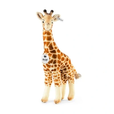 Afbeelding van Steiff knuffeldier Bendy Giraffe, schattig met kunststof ogen, kinderen, jongens en meisjes, pluche dier 45 cm, meerkleurig, 068041