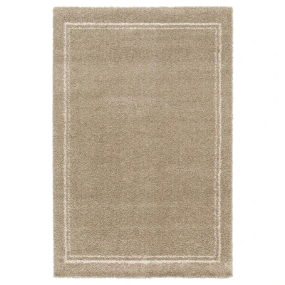 Afbeelding van Hoogpolig Vloerkleed Mirage Ligne Beige 200x290 Cm